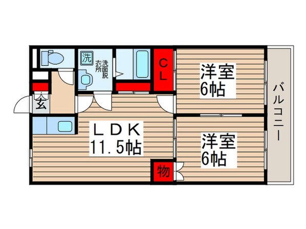 サンフィット渋谷の物件間取画像